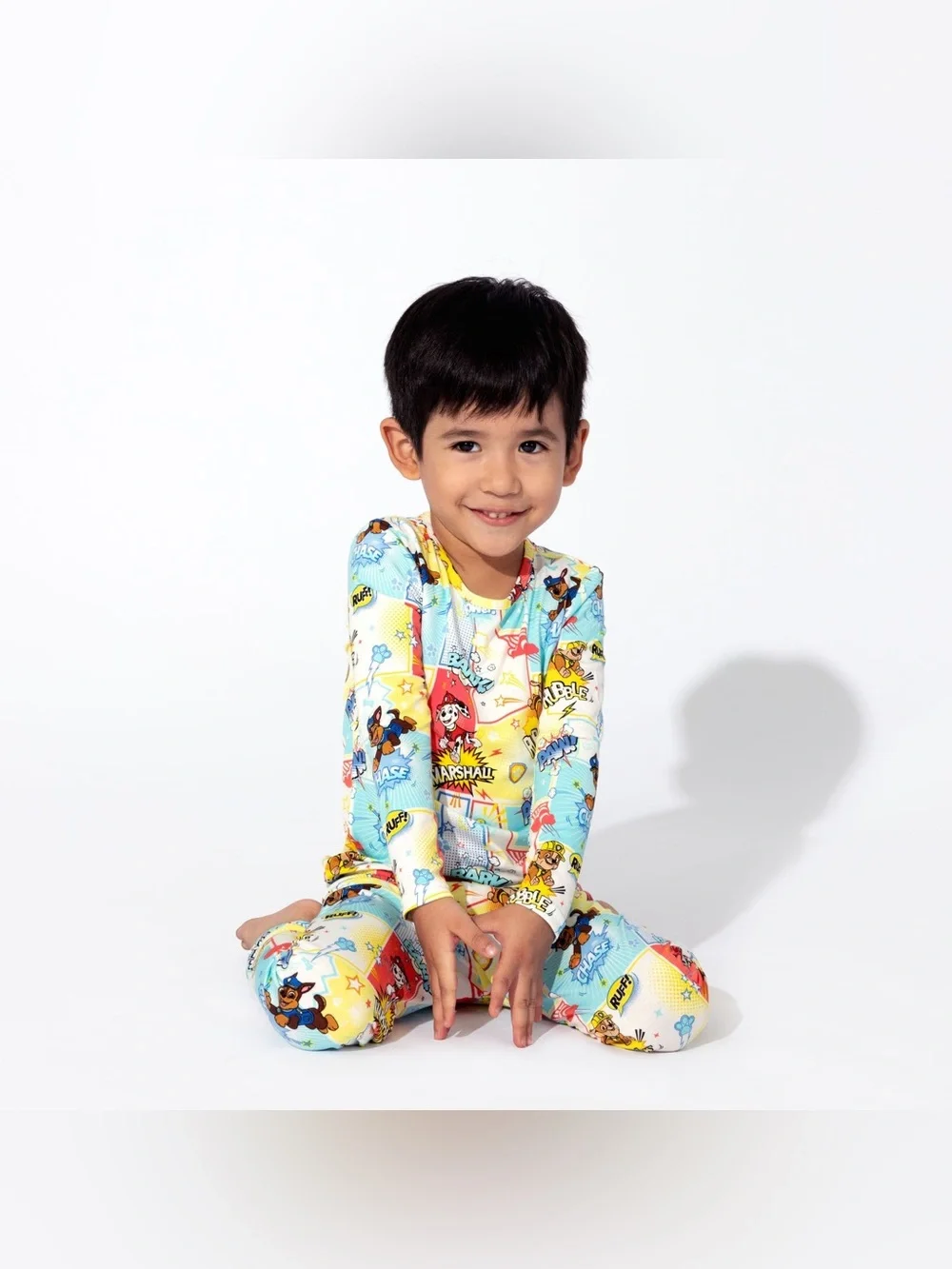 NWT Bellabu Bear Sz. 7/8Y PAW Patrol: Comic Boy Pups Bamboo Kids Pajamas